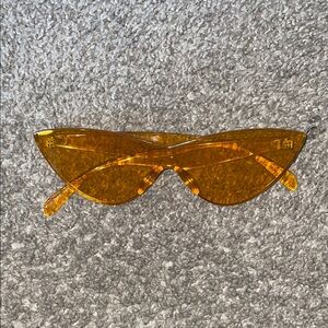 Orange Cat-Eye Sunglasses